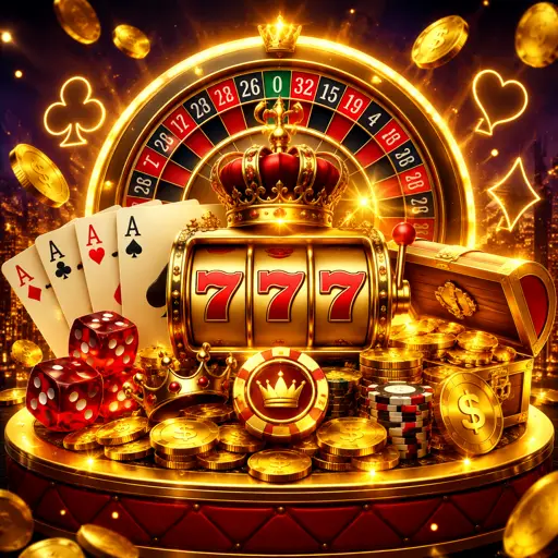 Mesa de cassino com fichas empilhadas e cartas distribuídas ao dealer